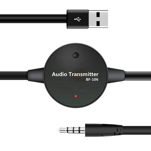 BF106 3.5mm Wireless Bluetooth 3.0 Stereo Music FM Audio Transmitter Adapter