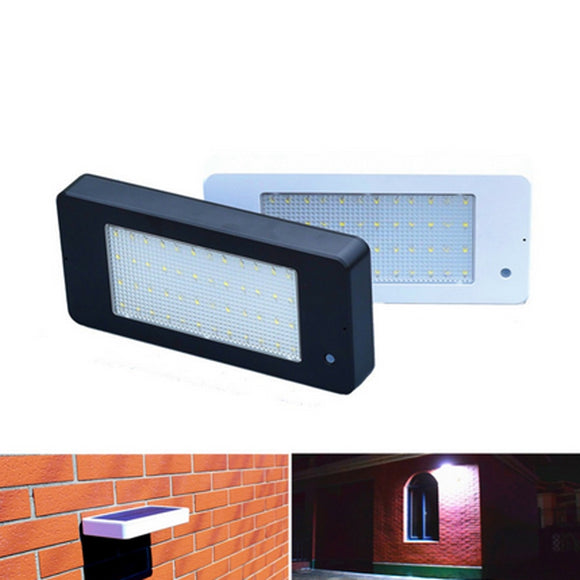 Solar Powered 48 LED Radar Motion Sensor Waterproof Wall Light Outdoor Garden with 4 Modes