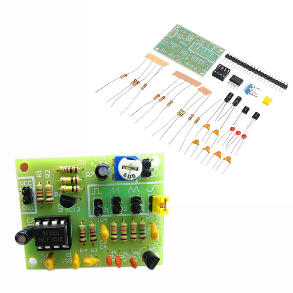 DIY NE555 Multichannel Waveform Generator Kit Electronic System Training Starter Kits