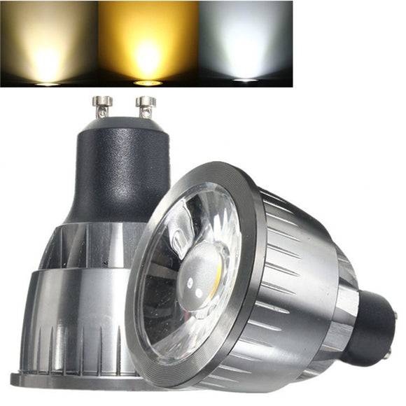 GU10 3W Ultra Bright LED COB Pure White Warm White Spot Lightting Bulb AC85-265V
