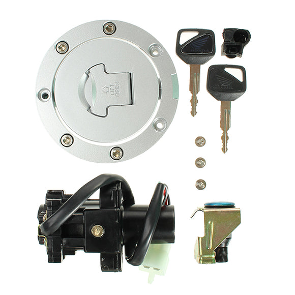 Motor Ignition Switch Key Fuel Tank Gas Cap Seat Lock Set For Honda CBR900RR CBR929 2000-2001