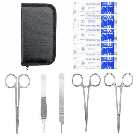 11Pcs Portable Medical Teaching Aids Suture Tools Kit Set for Doctor Nurse Medical Student