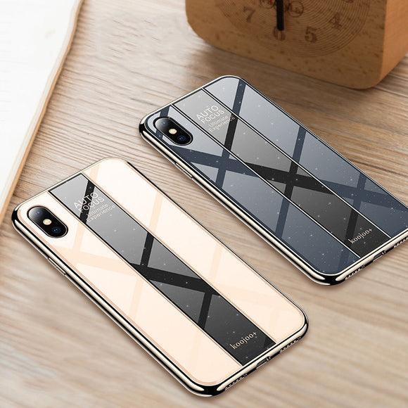 Bakeey Scratch Resistant Tempered Glass Protective Case For iPhone XS Max