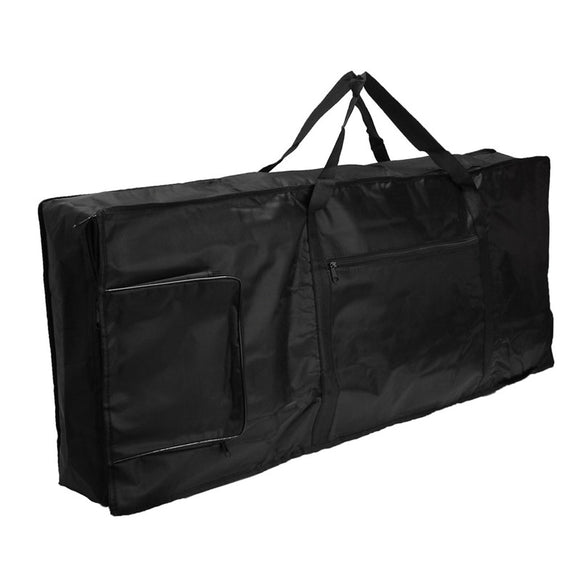 Portable Thick Padded Electric Piano Keyboard Bag 61 Key Double Shoulder Straps