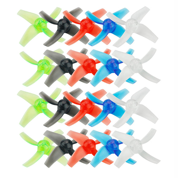 10 Pairs KINGKONG/LDARC 48mm 4-blade 1.5mm Hole Propeller for TINY GT7 GT8 2019 V2 FPV Racing Drone