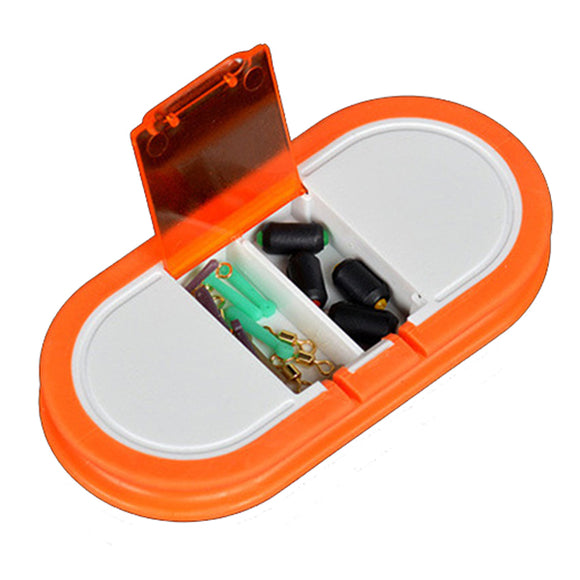 8cm Multifunctional Oval Fishing Line Box Spool Box Silica Gel Box