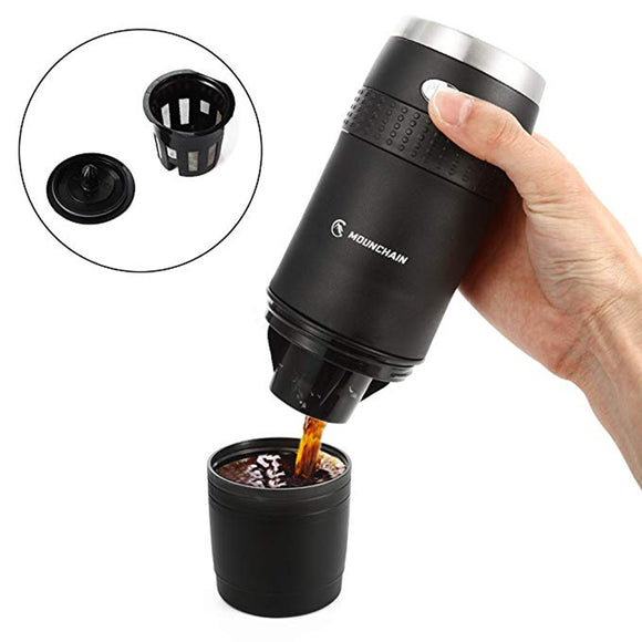 KCASA YR-868 240ml Portable Mini Coffee Machine Personal Coffee Maker Using Capsule For Home Office Travel Pressure Espresso Coffee Machine