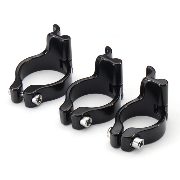 28.6/31.8/34.9mm Alloy Braze on Front Mech Derailleur Black Clamp