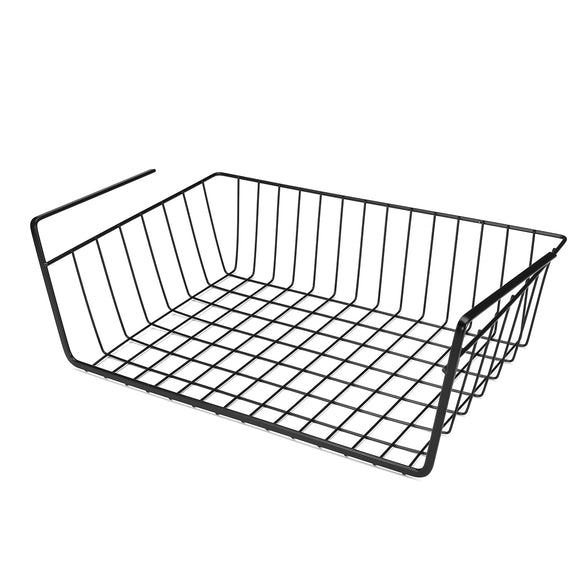 Under Hanging Shelf Wire Storage Baskets Kitchen Pantry Desk Cabinet Cupboard Rack Organizer