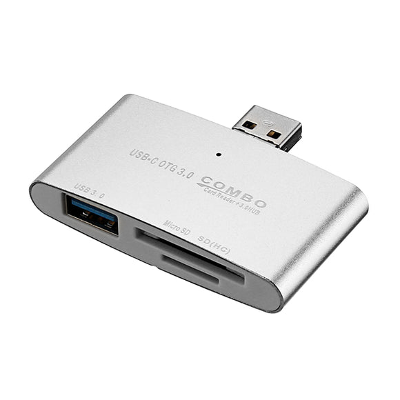 Bakeey 3 in 1 USB3.0 Micro USB OTG Adapter SD Micro SD Card Reader For Smart Phone Tablet Computer