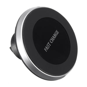 Car Qi Wireless Fast Charging 9V Dashboard Charger for iPhone 8 X Plus S8 S9
