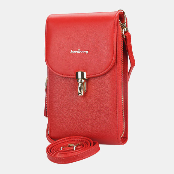 Baellerry Women Multi-Pocket Large Capacity Crossbody Bag Handbag Phone Bag Card Holder For Outdoor Daily