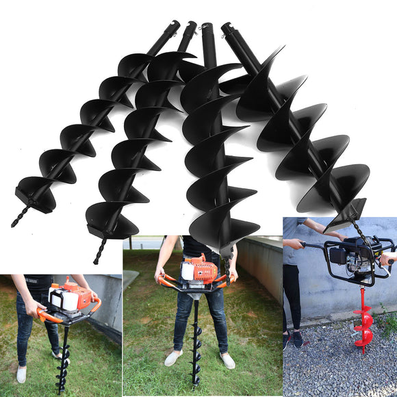 12/15/20/25cm Dual Blade Auger Bit Drill Planting Earth Petrol Post Hole Digger