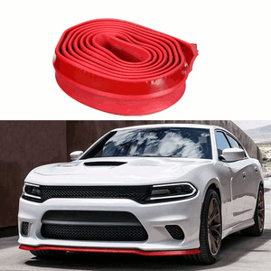 2x 98" Car Rubber Front Bumper Edge Protection Strip Side Skirts Spoiler Lip"