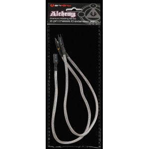 Bitfenix BFA-MSC-2io30SK-RP alchemy multisleeved(2) cable - 2pin i/o 30cm extension cable