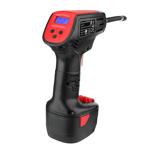 12V LCD Digital Wireless Portable Electric Air Compressor Li-ion Tire Pump Inflator Car Tyre Inflator