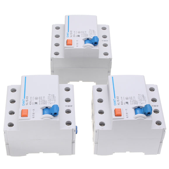 AC 400V 25/40/63A 4 Pole Rated Current Supplemental Protector Miniature Circuit Breaker