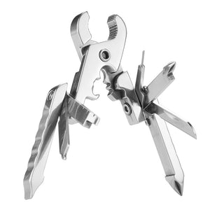 15 in 1 Multi-tool Pliers Tool Keychain Combination EDC Tool Folding Pliers Screwdriver Multi Tools