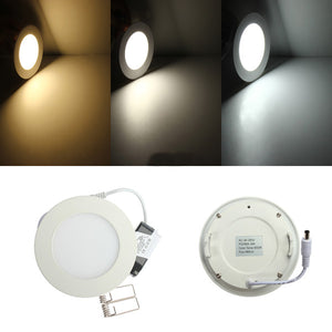 6W Round Ceiling Ultra Thin Panel LED Lamp Down Light Light 85-265V