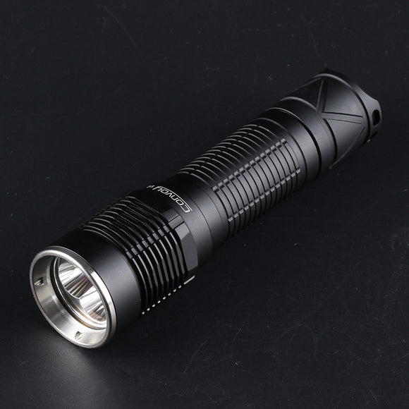 Convoy S12 3x SST20 / Nichia 219C 2300LM 6000mAh Output High Power Flashlight 18650 21700 Flashlight