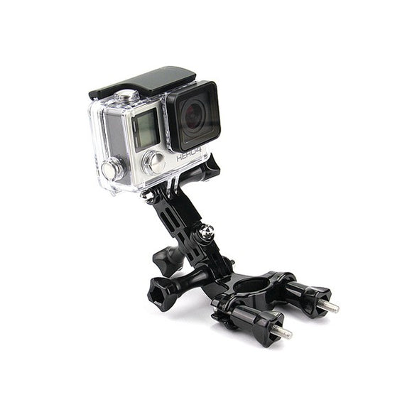 Bike Motorcycle Holder Handlebar Mount Adjustment Arm for Gopro Hero 3 4 Xiaomi Yi 4k II Accessories