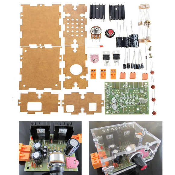 2.0 Dual Channel TDA2030A Power Amplifier Board AC/DC Power Supply Module With Housing