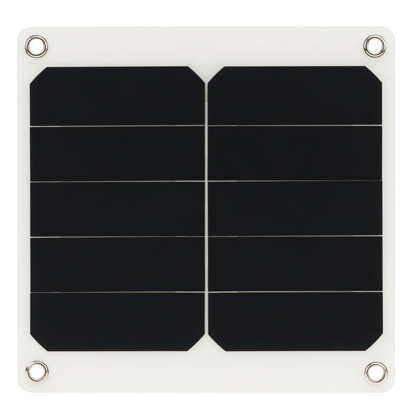 10W 5V Sun Power Waterproof Solar Panel With USB Ports For Outdooors Home Cooling Ventilation