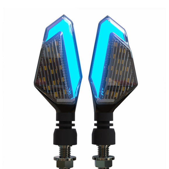 12V Motorcycle LED Turn Signal Lights Running Daytime Light Brightness DRL