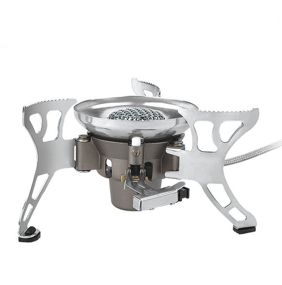 BRS-15 High Altitude Super Windproof Stove 1400W Stainless Steel Gas Burner Auto Ignition
