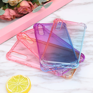 Bakeey Gradient Colorful Shockproof Back Cover Protective Case for Huawei P20 Pro