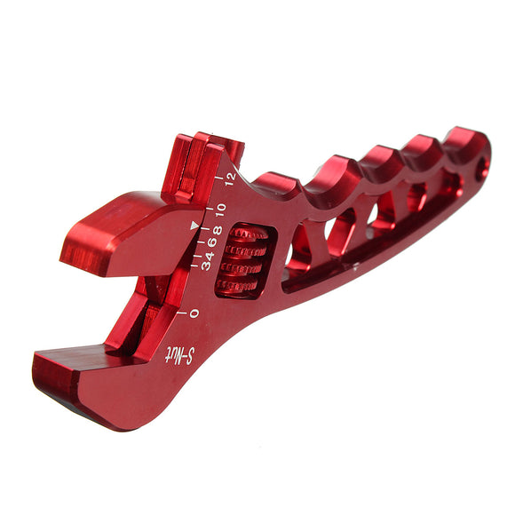 3AN-12AN Adjustable Aluminum Alloy Wrench Fitting Tools Spanner Red/Blue/Black