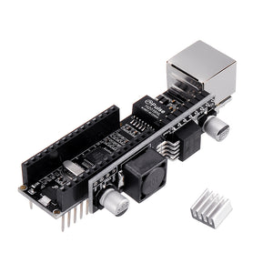 Nano V3 Ethernet Shield W5500 (V3) with PoE to Build Tiny Network-connected Device