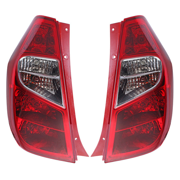 12V Car Left/Right Tail Light Brake Trun Lamp Red for Hyundai i10 Mk1 Hatchback 11-14