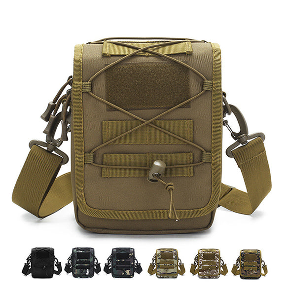 Men Nylon Waterproof Tactical Camo Outdoor Crossbody Bag Sling Shoulder Bag