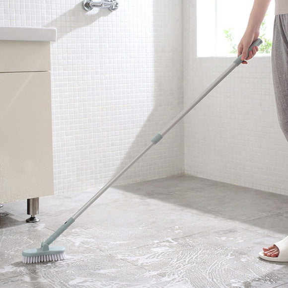 Retractable Bathroom Long Handle Brush Wall Floor Scrub BathTub Shower Tile Cleaning Brushes Tool