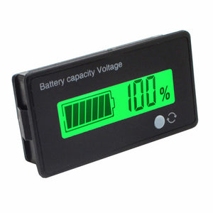 12V  8-70V LCD Acid Lead Lithium Battery Capacity Indicator Digital Voltmeter