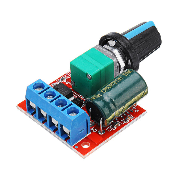 10Pcs DC 5V To DC 35V 5A 90W Mini DC Motor PWM Speed Controller Module Speed Regulator Adjustable Li