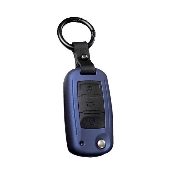 Car Key Cover Silicone Protective Case With Belt Buckle Suitable For Volkswagen/Golf/Jetta/Skoda