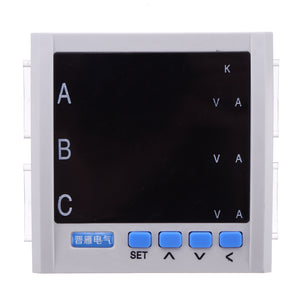 JY194E 3P Three-phase Multifunction Energy Meter Current Voltage 480V 55Hz LCD Display Energy Meter