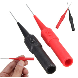 3pcs DANIU Insulation Piercing Needle Non-destructive Multimeter Test Probe Red/Black