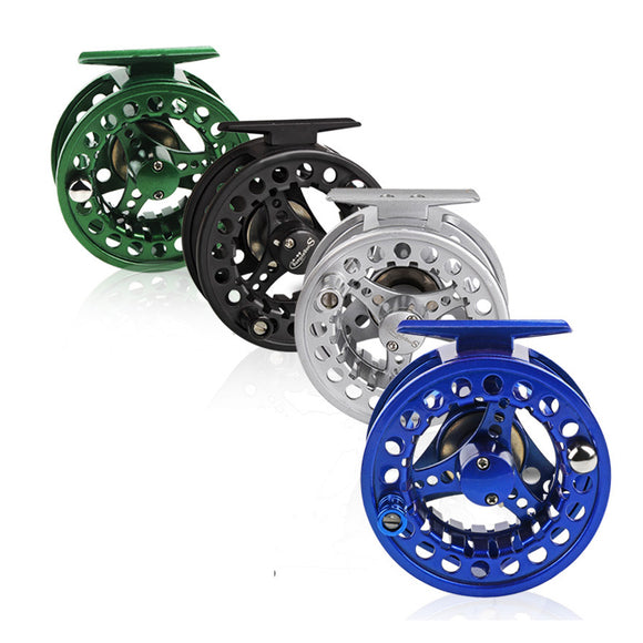 Sougayilang Aluminium Alloy 5/6WT Fly Fishing Reel Coil Die Casting Wheels Spool Freshwater Wheel