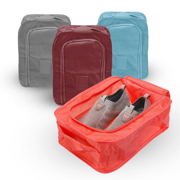 Nylon Travel Pouch Tote Laundry Shoe Storage Bag Waterproof Zipper Case Handbag