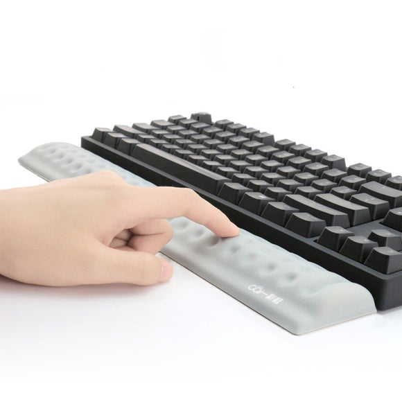 360mm*55mm Anti-Slip Wrist Rest Mouse Pad For 87 Keys Keyboard Desktop Mechanical Keyboard
