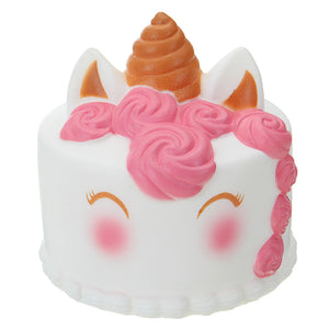 Cute Unicorn Cake Squishy 11*10CM Super Slow Rising Squeeze Cream Scented Toy