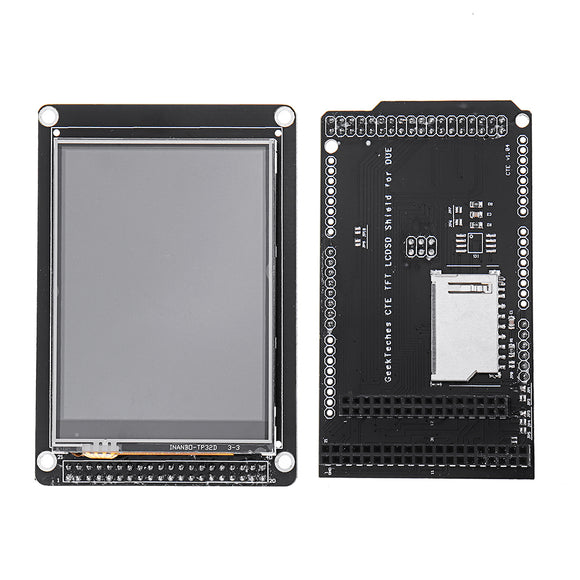 GeekTeches 3.2 Inch TFT LCD Display + TFT/SD Shield For Arduino MEGA 2560 LCD Module SD level Translation 2.8 3.2 DUE