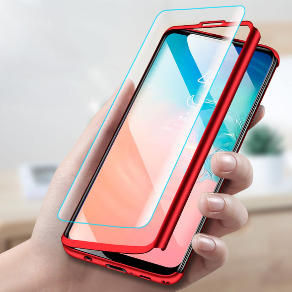 Bakeey 360 Full Body PC Front+Back Cover Protective Case With Screen Protector For Samsung Galaxy S10e/S10/S10 Plus