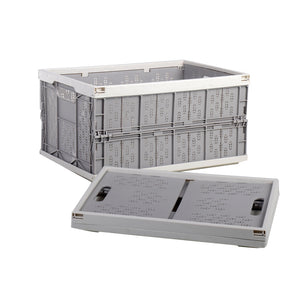 Minleaf YM-3857 Household Car Foldable Heavy Duty Durable Plastic Storage Box Organizer Basket