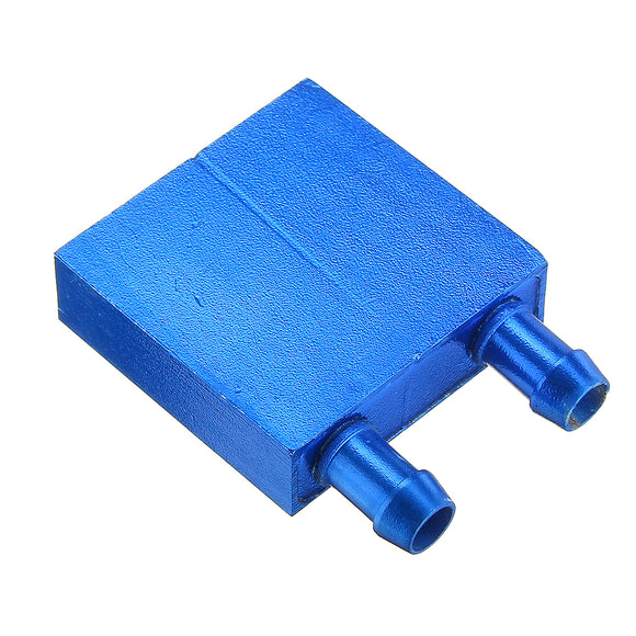 40*40 0.5mm Blue Aluminum Alloy Water Cooling Block Radiator Liquid Cooler Heat Sink Equipment