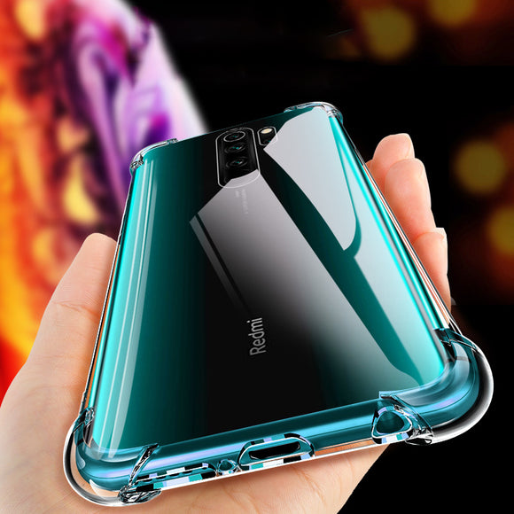 Bakeey Air Bag Shockproof Transparent Soft TPU Back Cover Protective Case for Xiaomi Redmi Note 8 Pro
