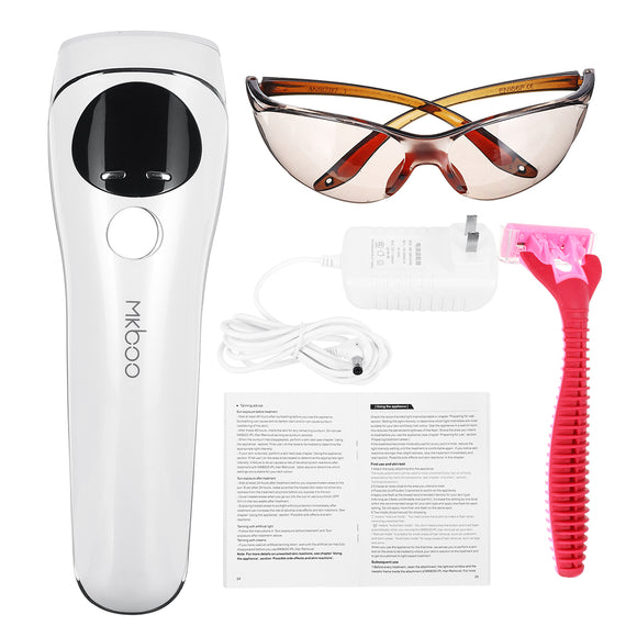 300000 Pulses IPL Laser Permanent Hair Removal Face Body Skin Painless Epilator Kit